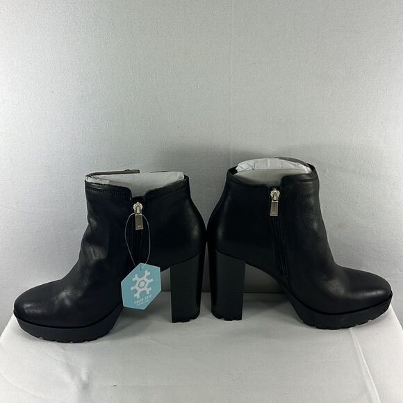 Kenneth Cole Justin Lug Chelsea Boots Black -Size 10- NIB - Picture 3 of 7